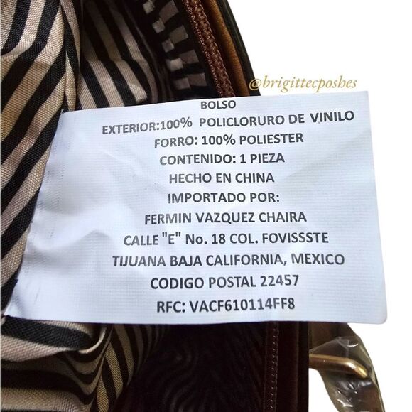 Women's Brown Handbag With Shoulder Strap - Picture 11 of 11